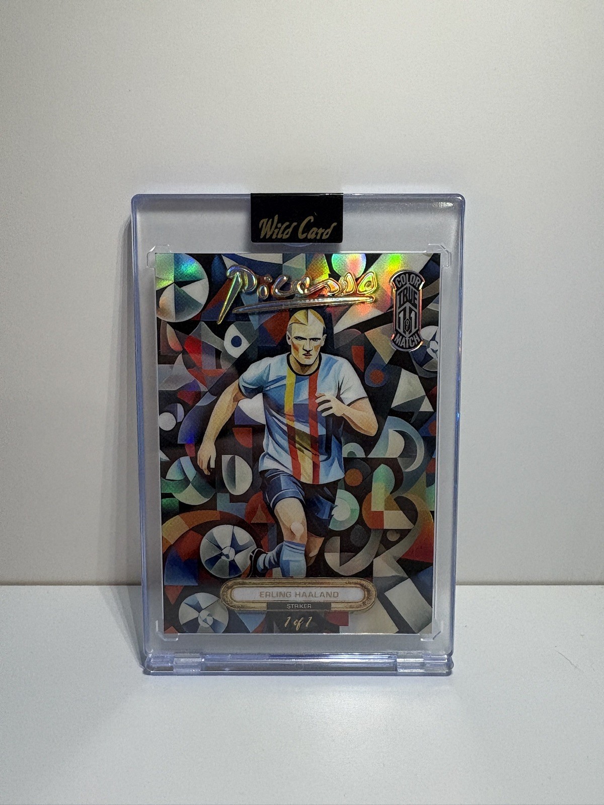 Wild Card Magnum Opus Picasso Futbol Erling Haaland Color True Match 1/1 Wild Card Magnum Opus Picasso Futbol Erling Haaland Color True Match 1/1