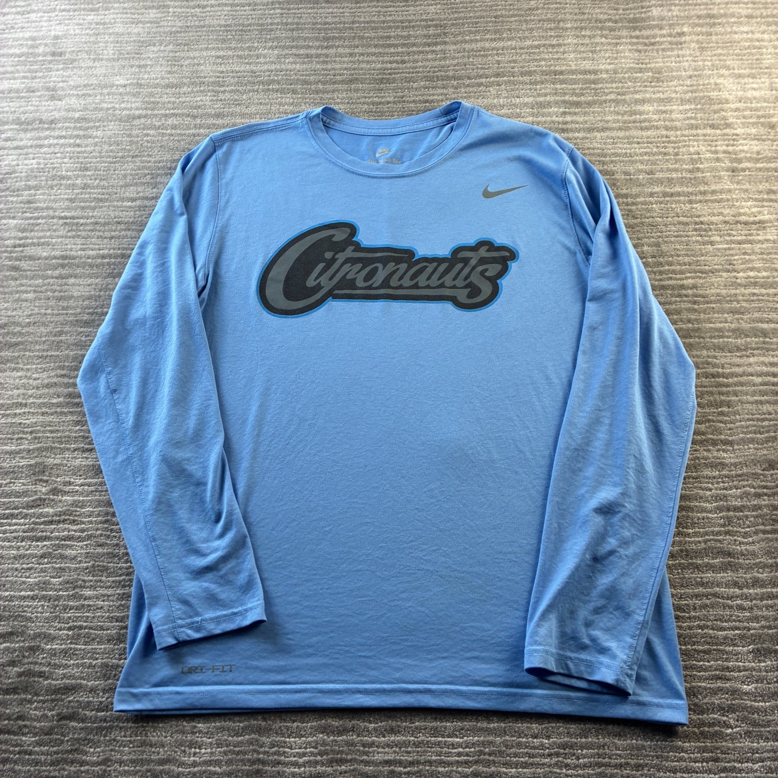 UCF Knights Nike Shirt Mens Large Blue Space U Citronauts Team Player Issued