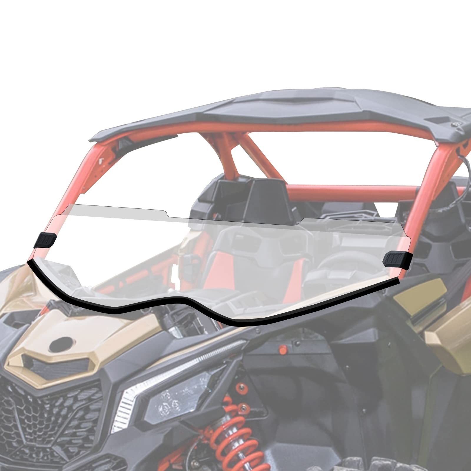 StarknightMT X3 Half Windshield Scratch Resistant Windshield, Clear StarknightMT X3 Half Windshield Scratch Resistant Windshield, Clear