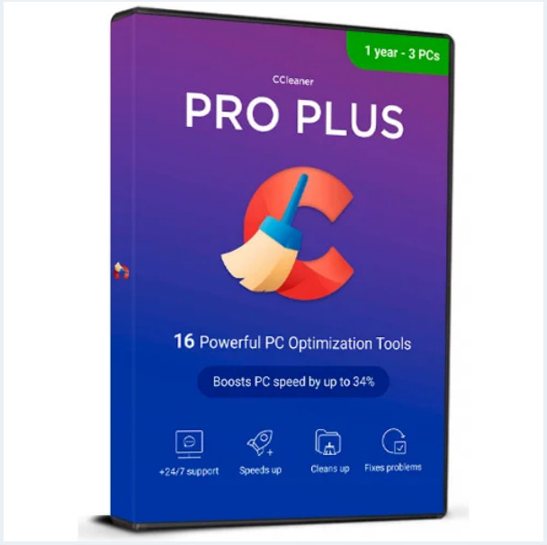 CCleaner Professional Plus 2025 Windows (PC) - 3 Devices 1 Year Key CCleaner Professional Plus 2025 Windows (PC) - 3 Devices 1 Year Key