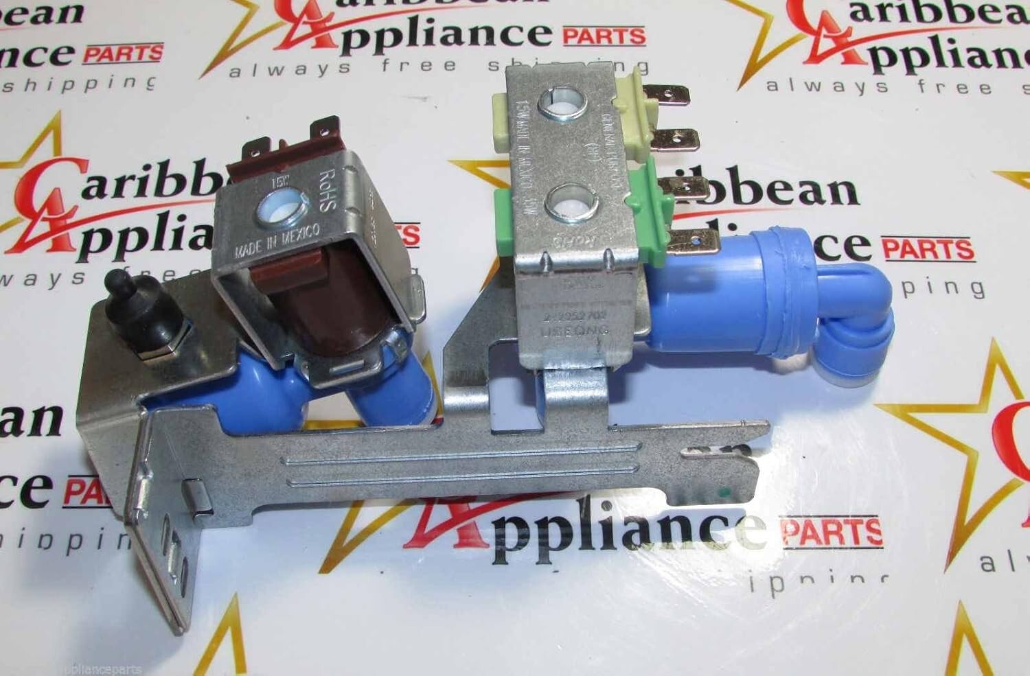 Frigidaire 242252702 Water Valve For Refrigerator , Blue Frigidaire 242252702 Water Valve For Refrigerator , Blue