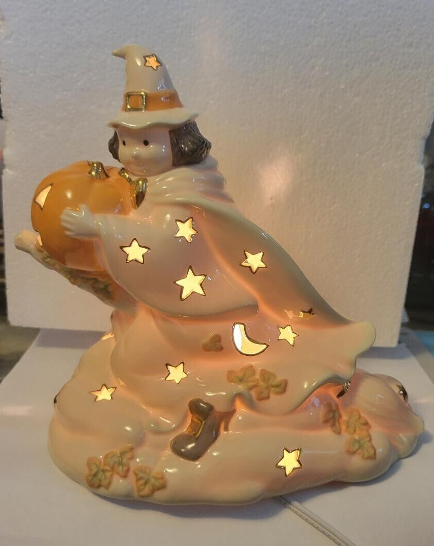 Lenox Occasions Witch Lighted Figurine Brand NEW in Box First Quality with tags