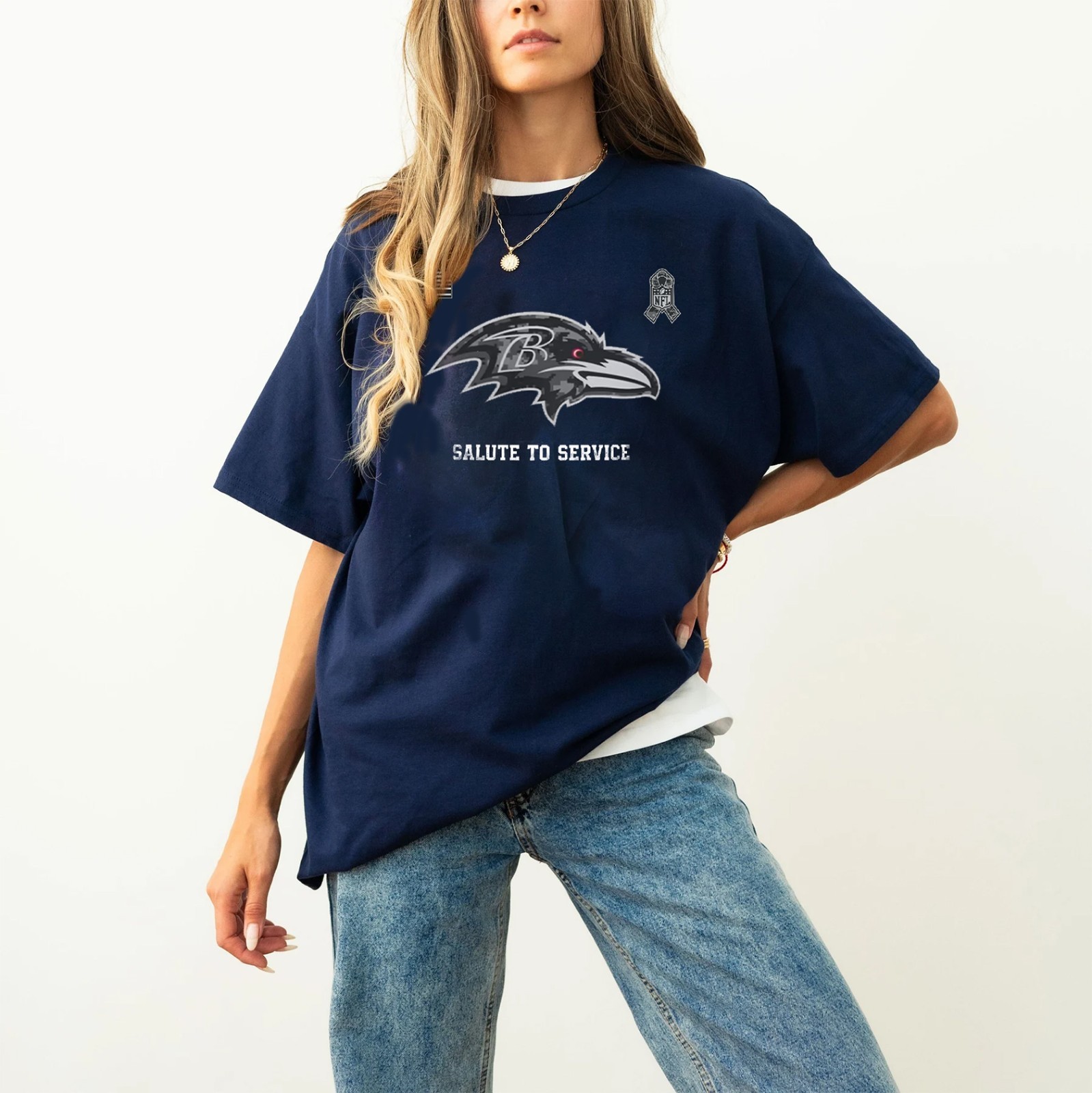 Baltimore Ravens 2026 Salute to Service T-Shirt