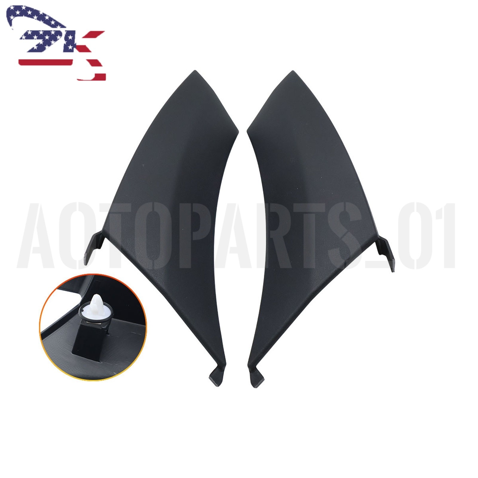 Fender Molding Trim LH RH Fits 2019-2024 Mercedes Benz Sprinter 1500-3500XD