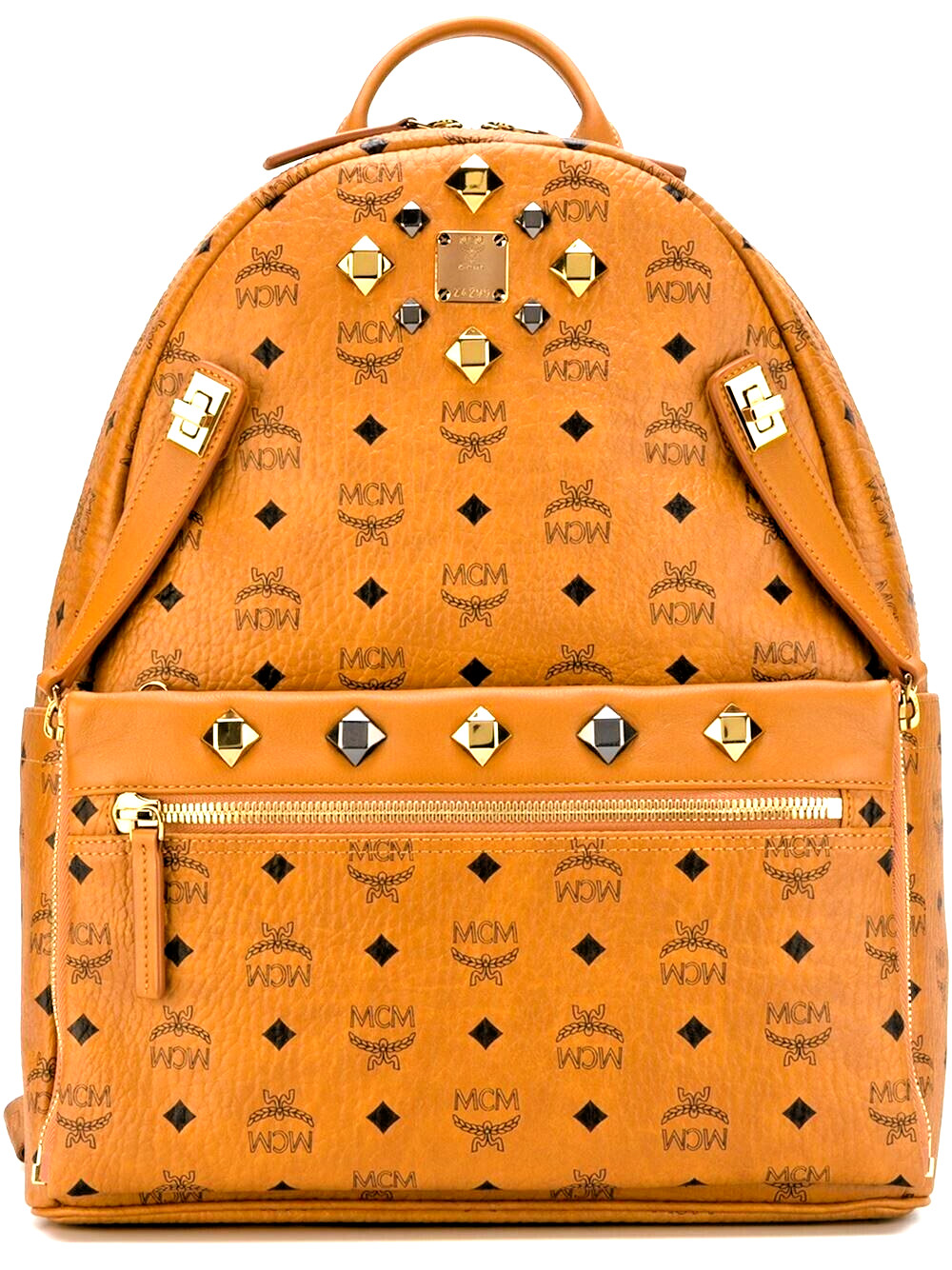 MCM Backpack DUAL STARK Visetos Cognac\\Brown Medium MMK 6sve79 Leather Authentic MCM Backpack DUAL STARK Visetos Cognac\\Brown Medium MMK 6sve79 Leather Authentic