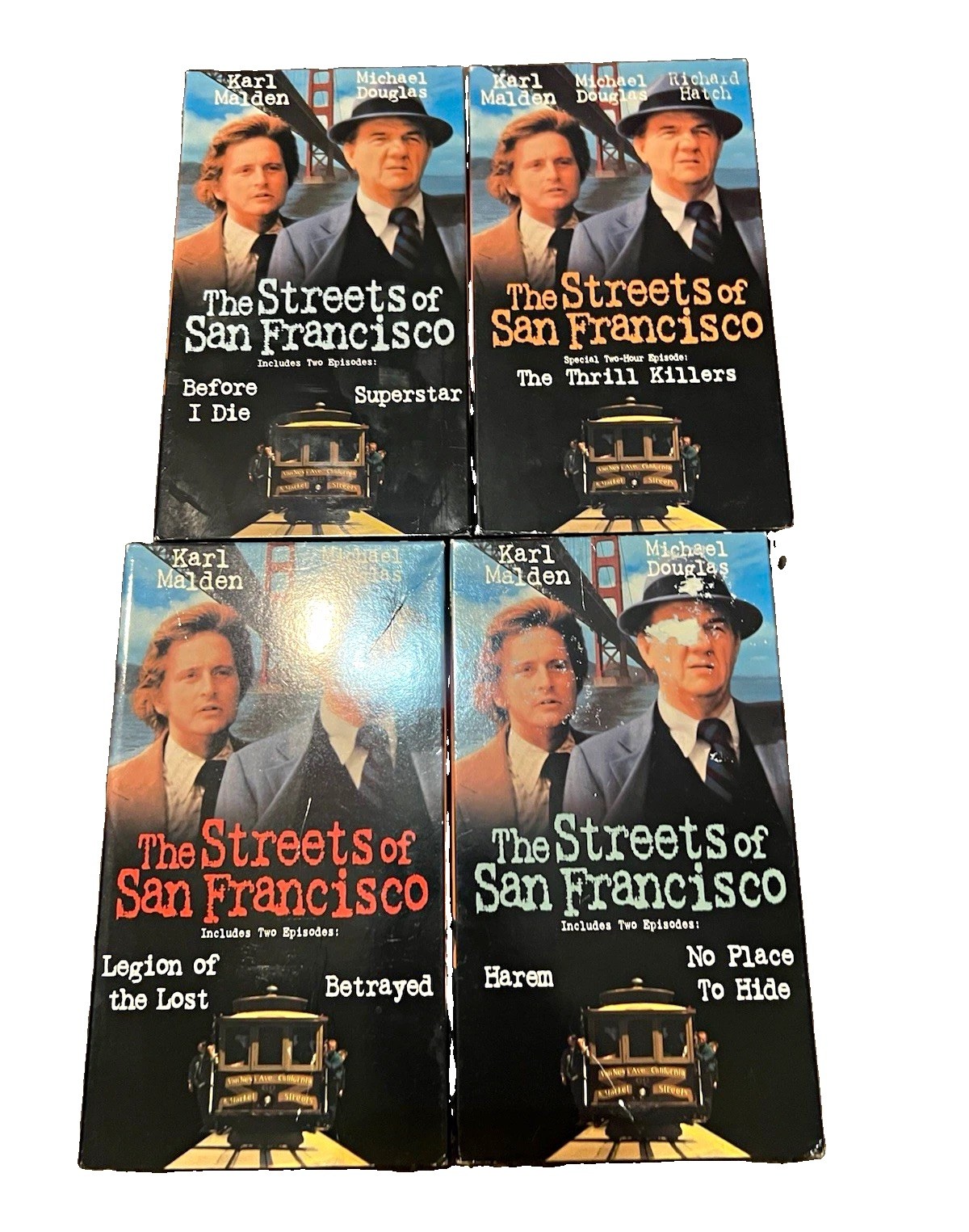 Republic Pictures The Streets of San Francisco VHS Set 1993 NTSC NR (4) Republic Pictures The Streets of San Francisco VHS Set 1993 NTSC NR (4)