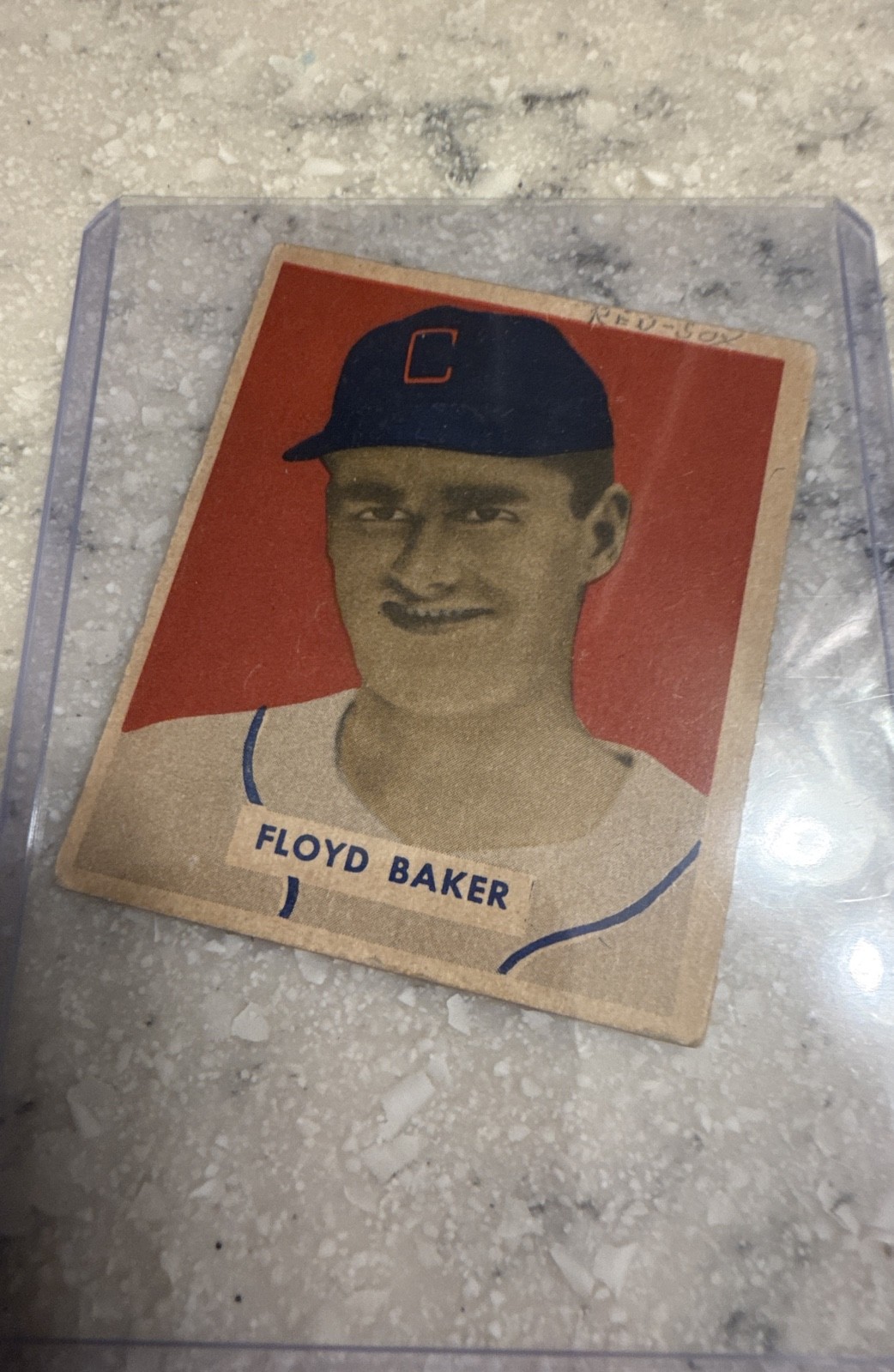 1949 Bowman - Floyd Baker #119 Gray Back 1949 Bowman - Floyd Baker #119 Gray Back