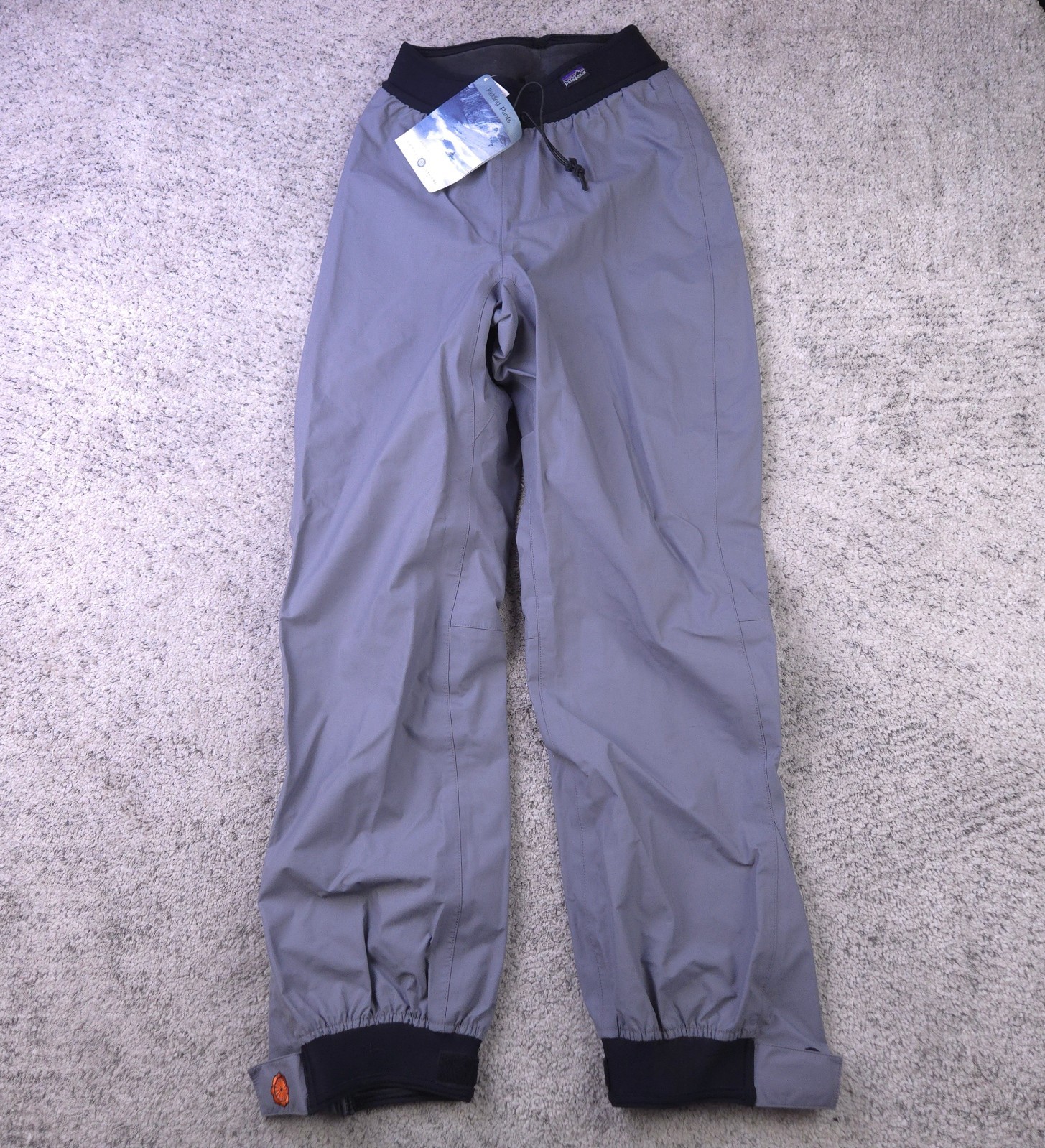 VTG Patagonia Lotus Designs Paddling Pants Small Gray Deadstock 85375 NKL S