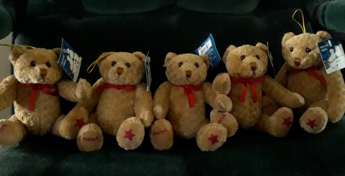 MACYS NEW YORK GUND Jointed Plush 7\