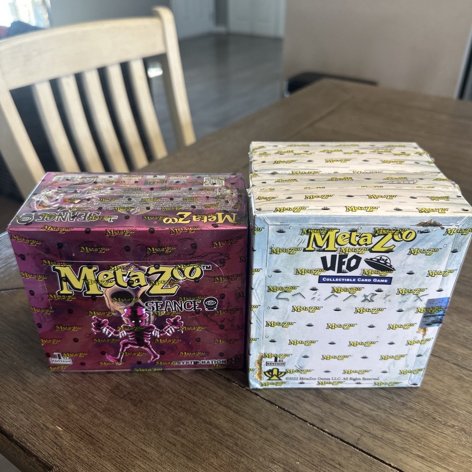 X1 MetaZoo Seance 1st Edition Booster Box X2 Meta Zoo UFO Spell Book 1st Ed X1 MetaZoo Seance 1st Edition Booster Box X2 Meta Zoo UFO Spell Book 1st Ed