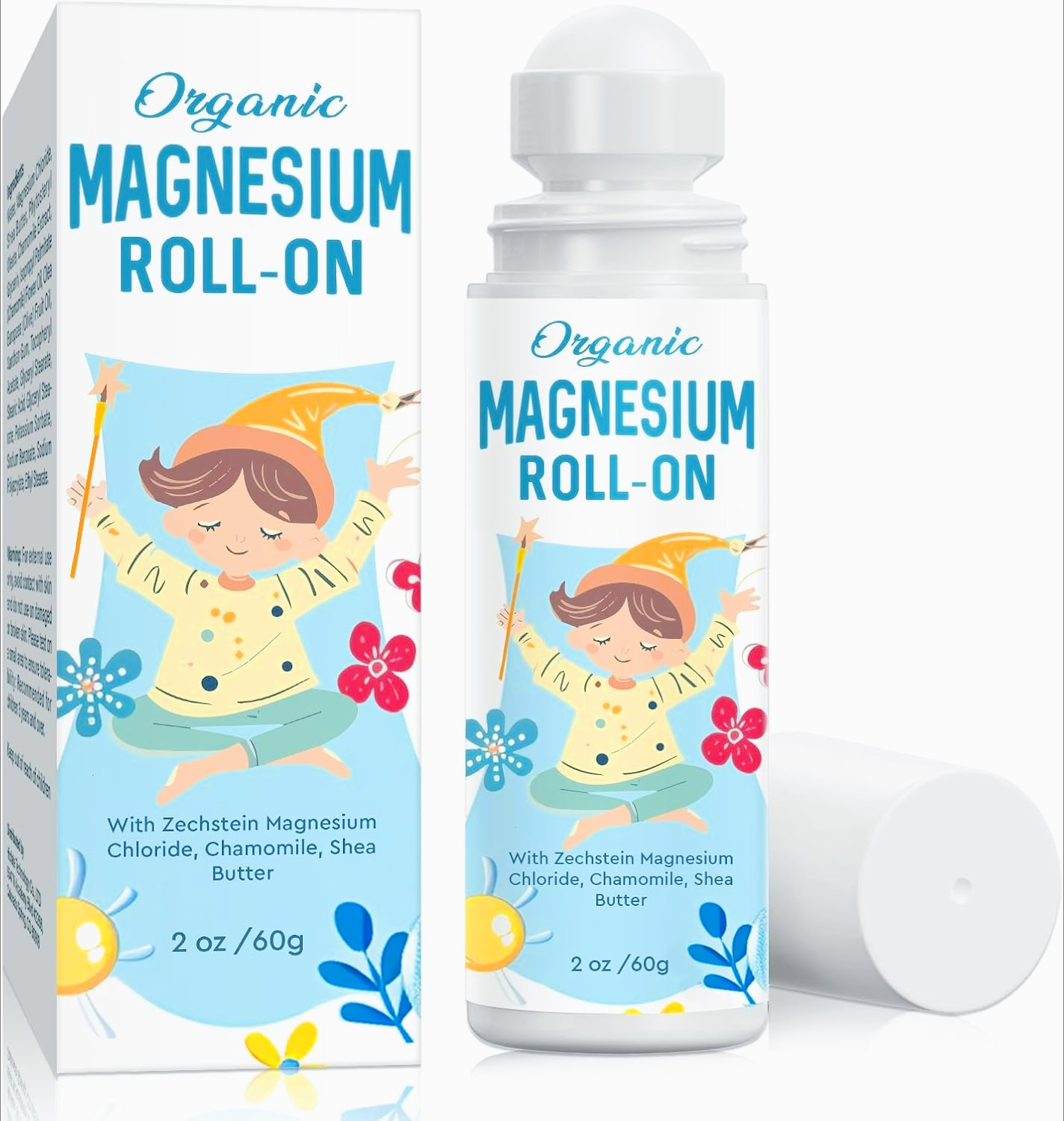 Magnesium Roll-on for Kids Bedtime Soothing Lotion Cream Children
