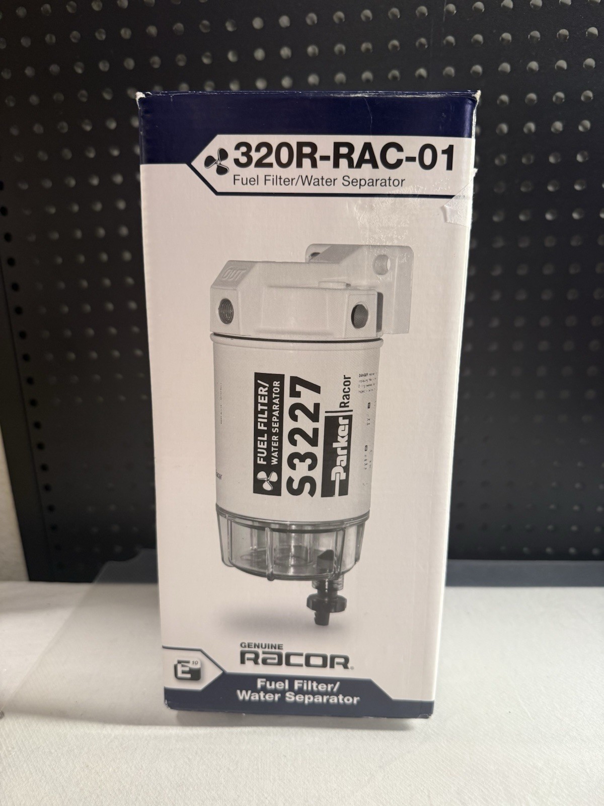 Parker Racor 320R-RAC-01 Marine Fuel Filter Water Separator S3227 60 GPH