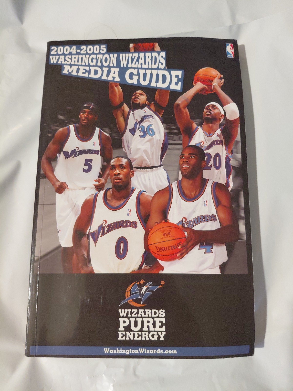 Washington Wizards 2004-2005 NBA Basketball Media Guide Pure Energy Washington Wizards 2004-2005 NBA Basketball Media Guide Pure Energy