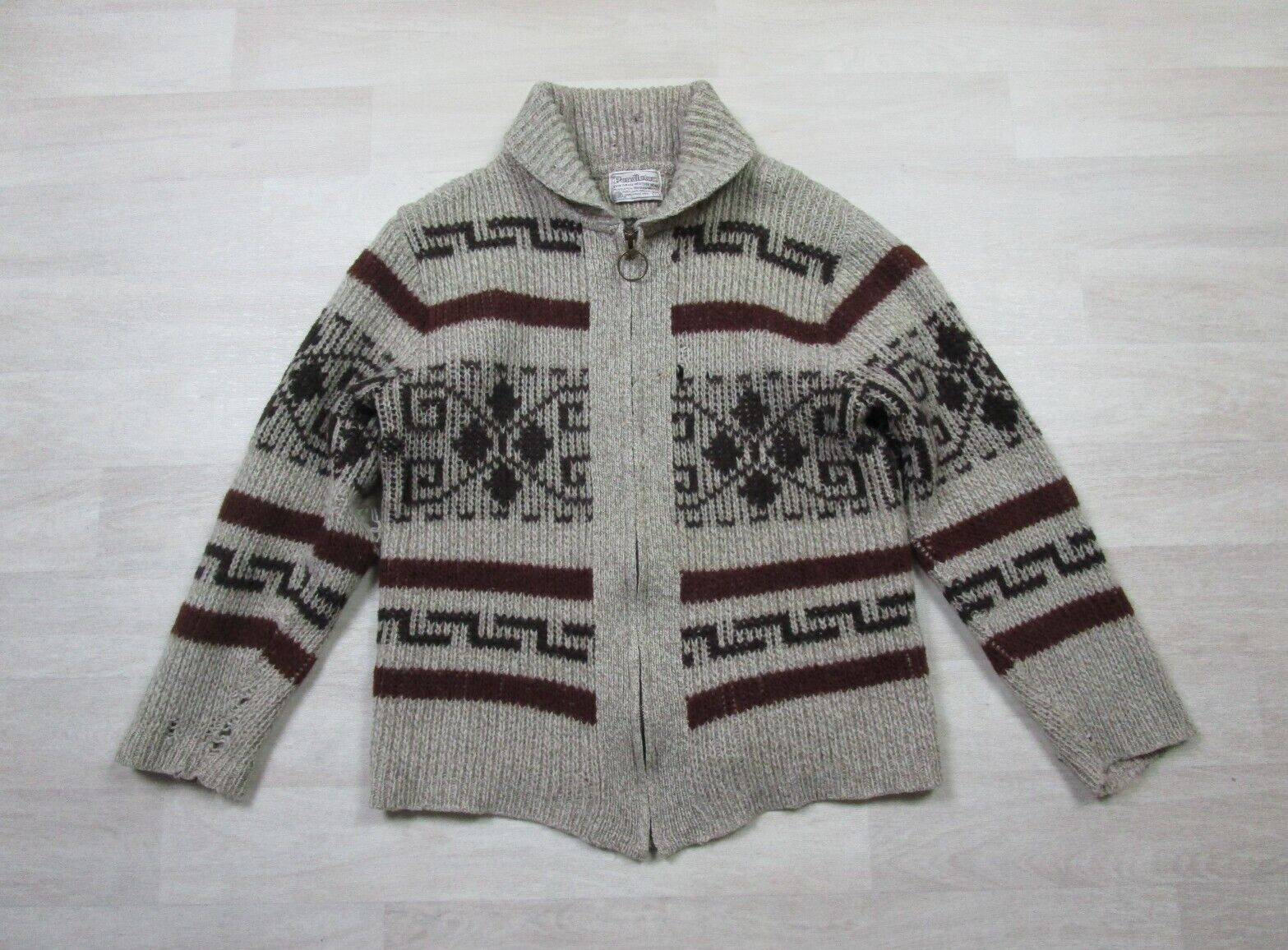 Vintage Pendleton High Grade Western Wear (L) Westerly Sweater 70\'s The Dude