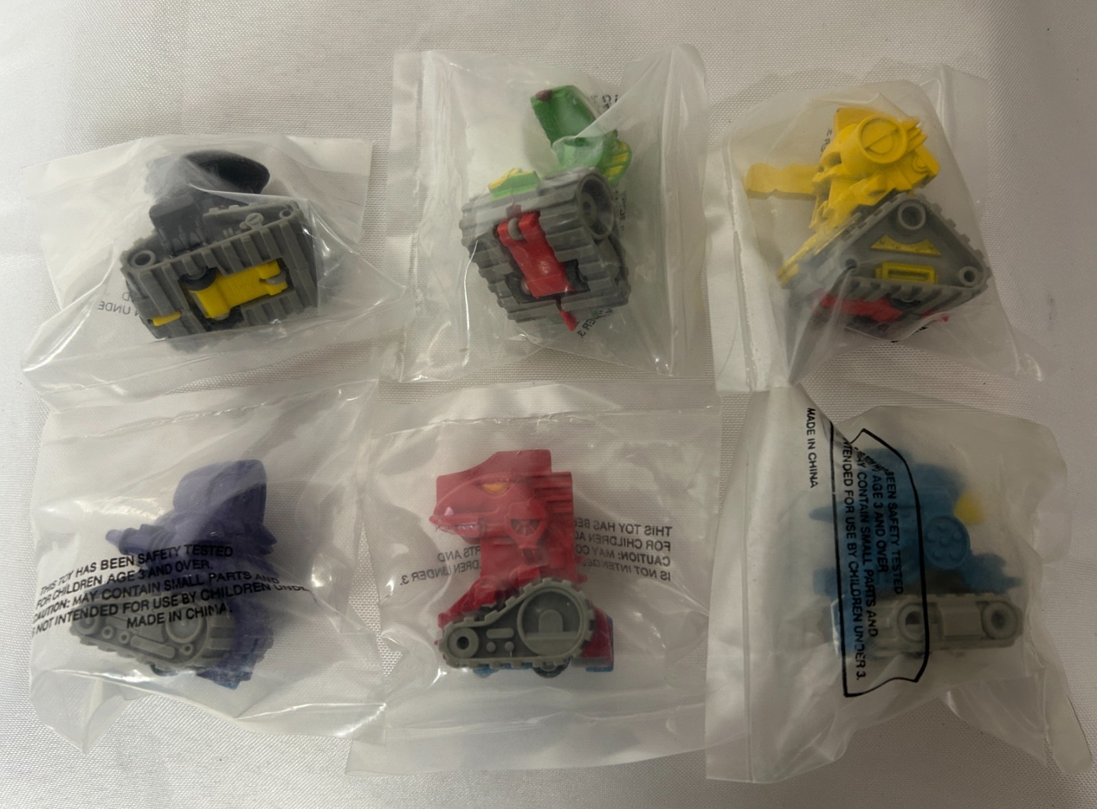 Vintage 1987 Runaway Robots McDonald\'s Happy Meal Toys Complete Set of 6 MIP Vintage 1987 Runaway Robots McDonald\'s Happy Meal Toys Complete Set of 6 MIP