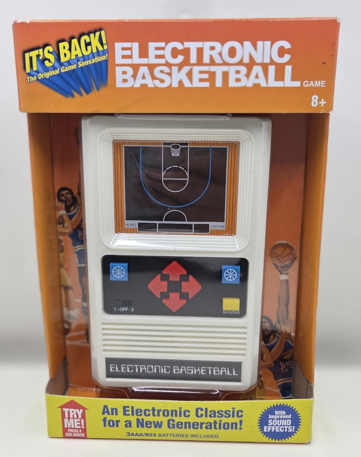Basic Fun Electronic Basketball Handheld Electronic Game Classic New Basic Fun Electronic Basketball Handheld Electronic Game Classic New