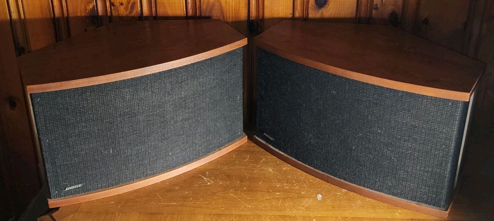 Vintage Bose 901 speakers Series V Tested Working No Equalizer or Stands Walnut
