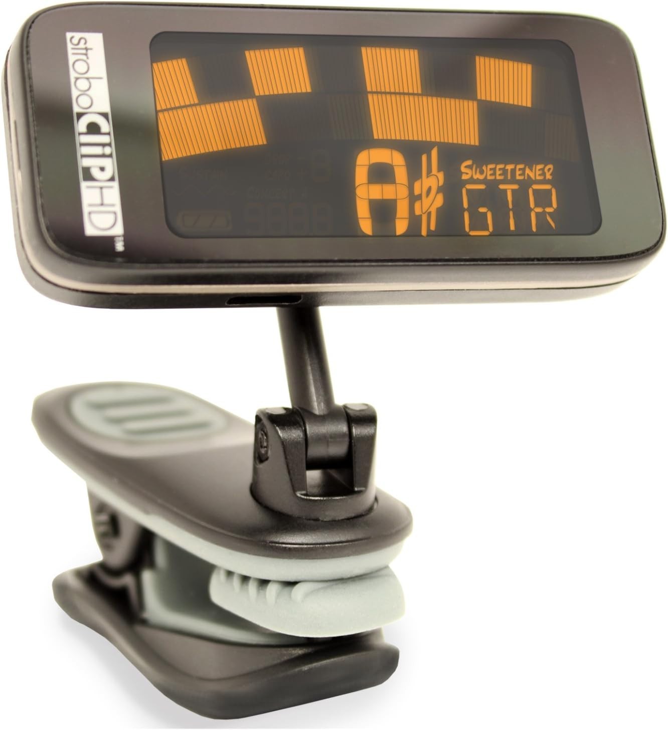 Peterson StroboClip HD Clip-On Guitar Tuner, ±0.1 Cent Accuracy for Acoustic