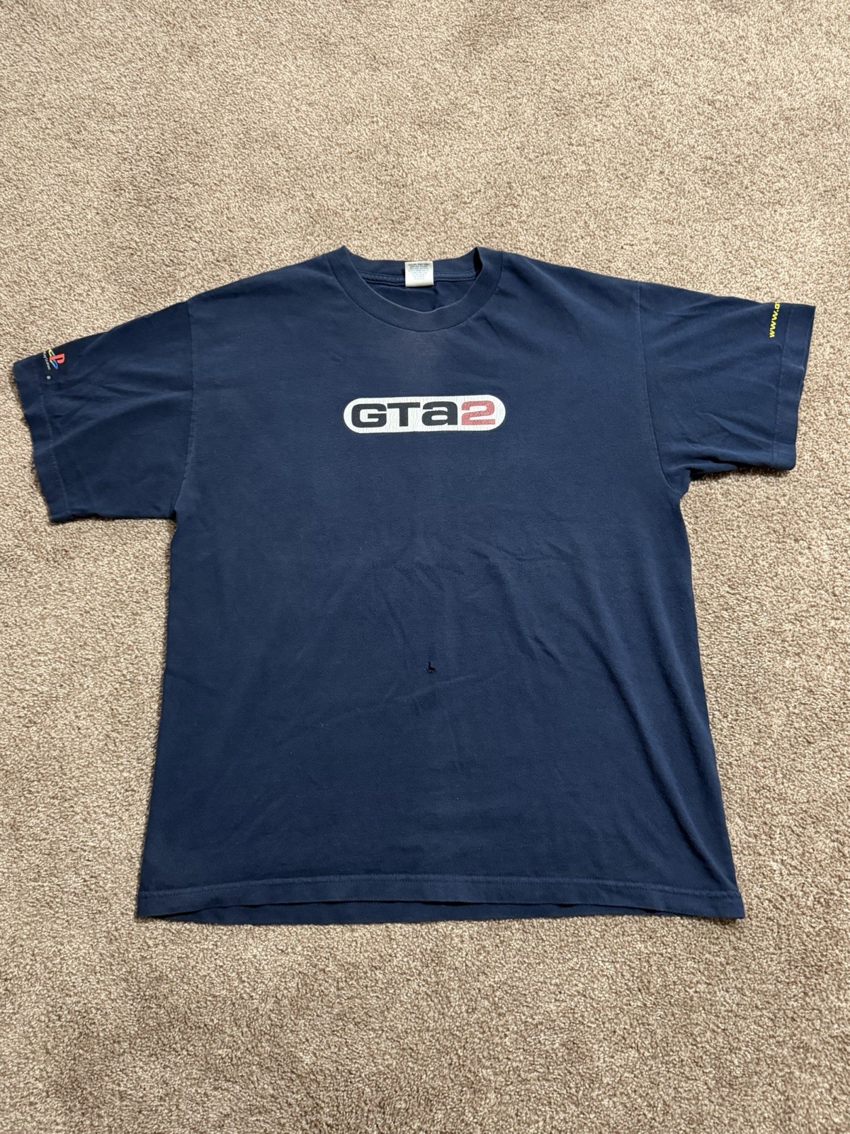 Vintage 1999 Grand Theft Auto 2 Promo GTA 2 PlayStation Rockstar Tee Rare Shirt Vintage 1999 Grand Theft Auto 2 Promo GTA 2 PlayStation Rockstar Tee Rare Shirt