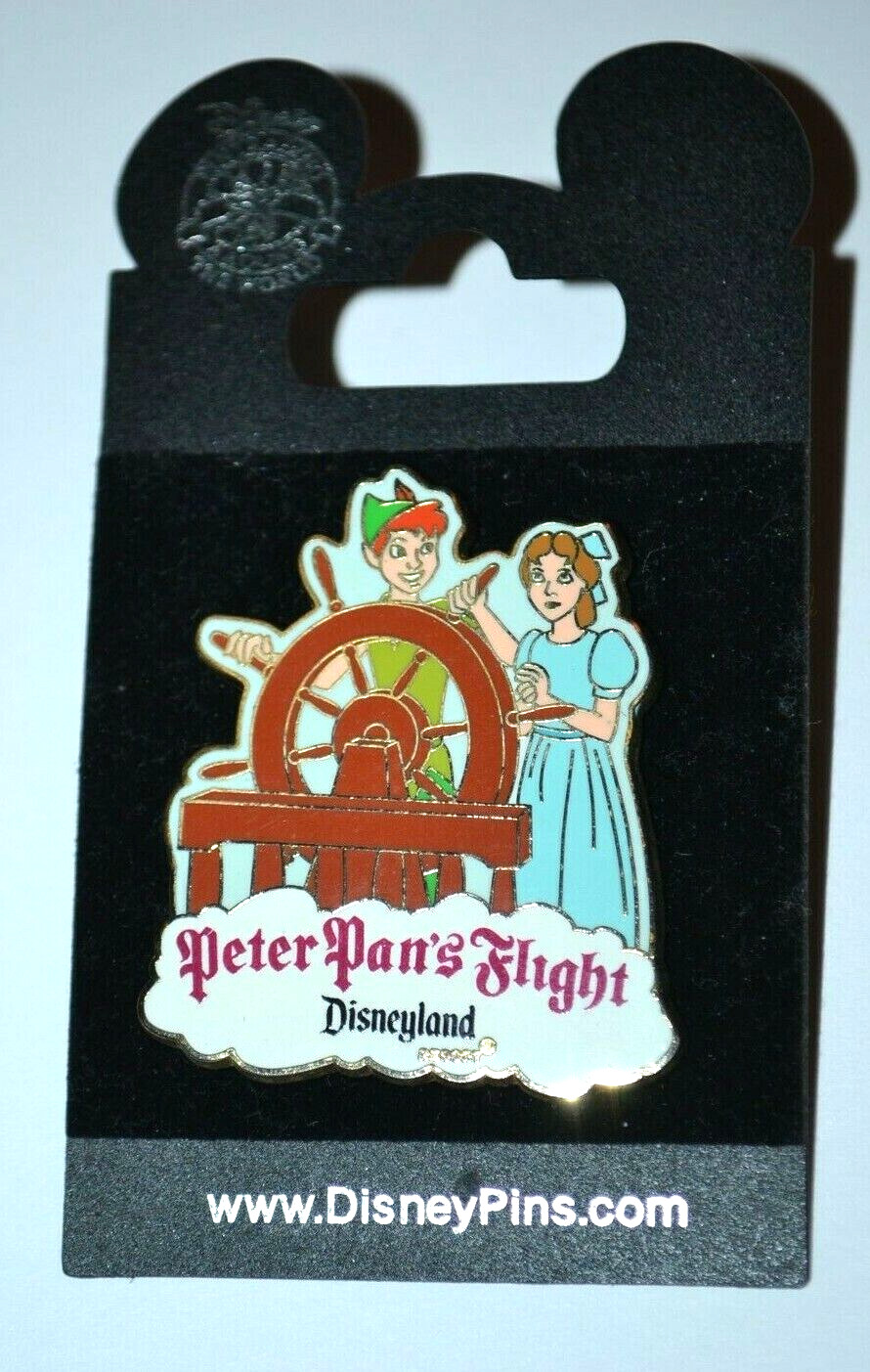 2007 Disney DLR Peter Pan's Flight Peter & Wendy Pin HTF