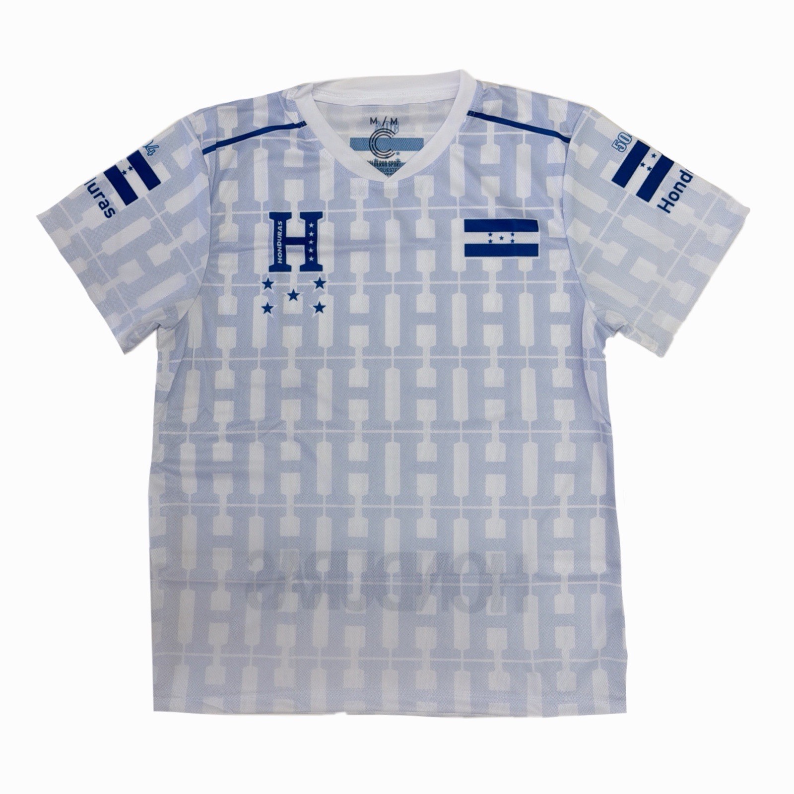 Honduras away 2025 soccer jersey unisex white color Honduras away 2025 soccer jersey unisex white color