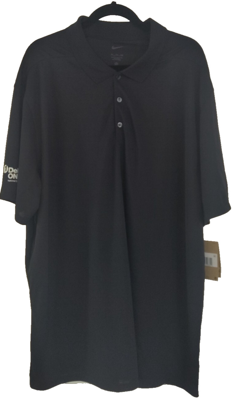 Nike Golf Men\'s DriFit Shirt 3XL Black Nike Golf Men\'s DriFit Shirt 3XL Black