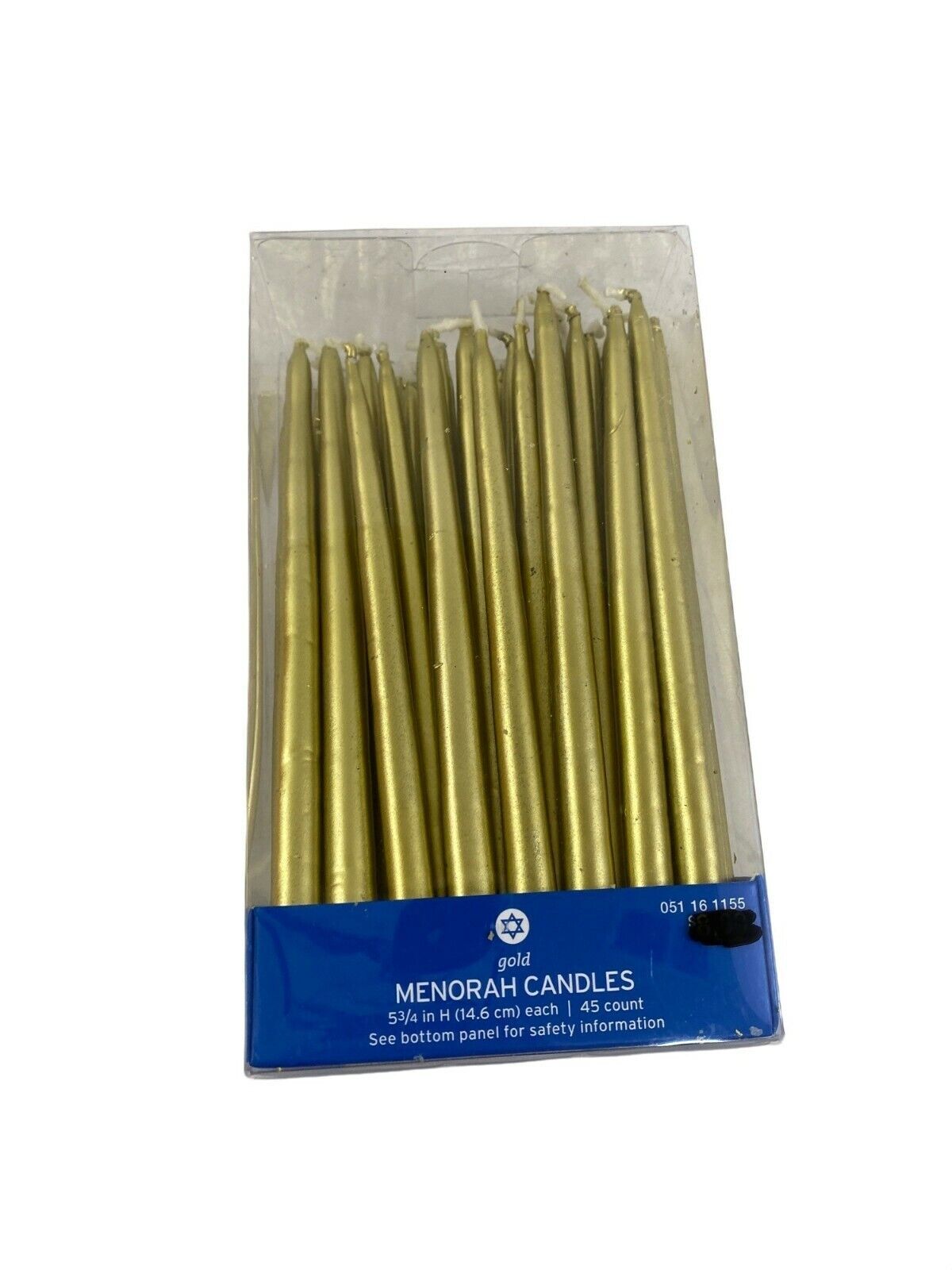 Hanukkah Menorah Candles 45 Count 