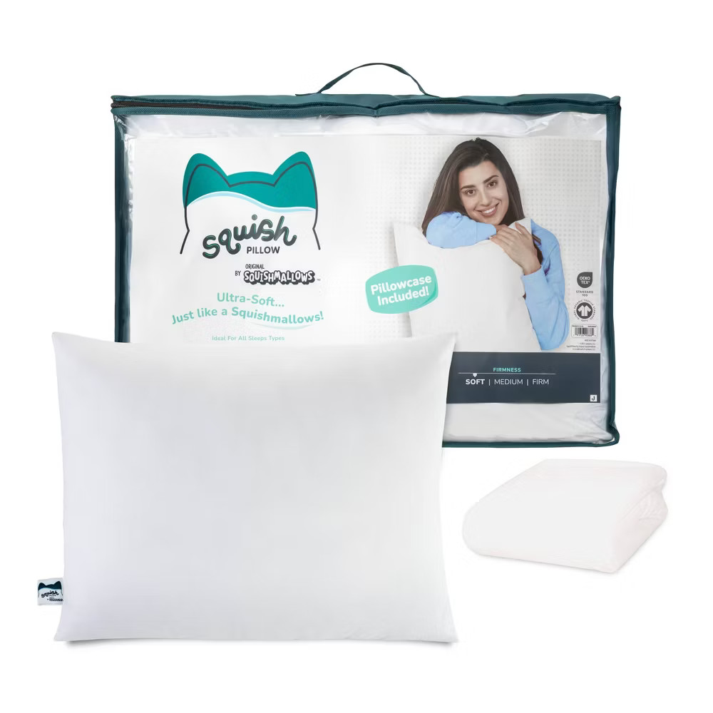 SquishPillow by Original Squishmallows Soft Bed Pillow and Ultra Soft