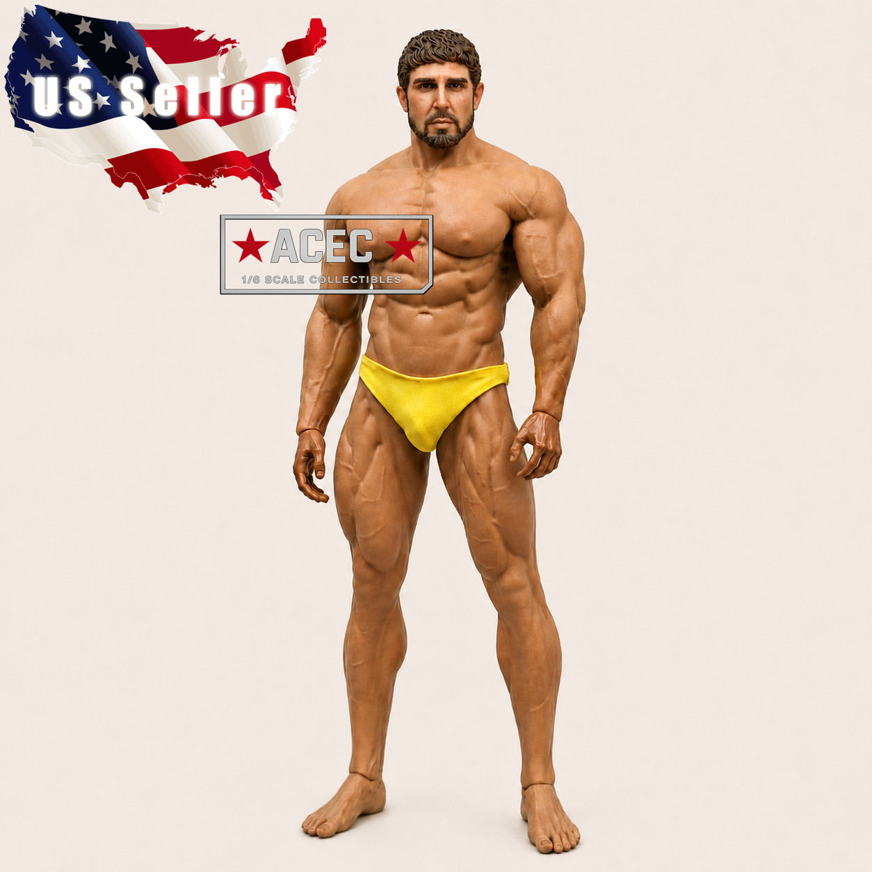 Custom Uncensored PHICEN 1/6 Beard 12\