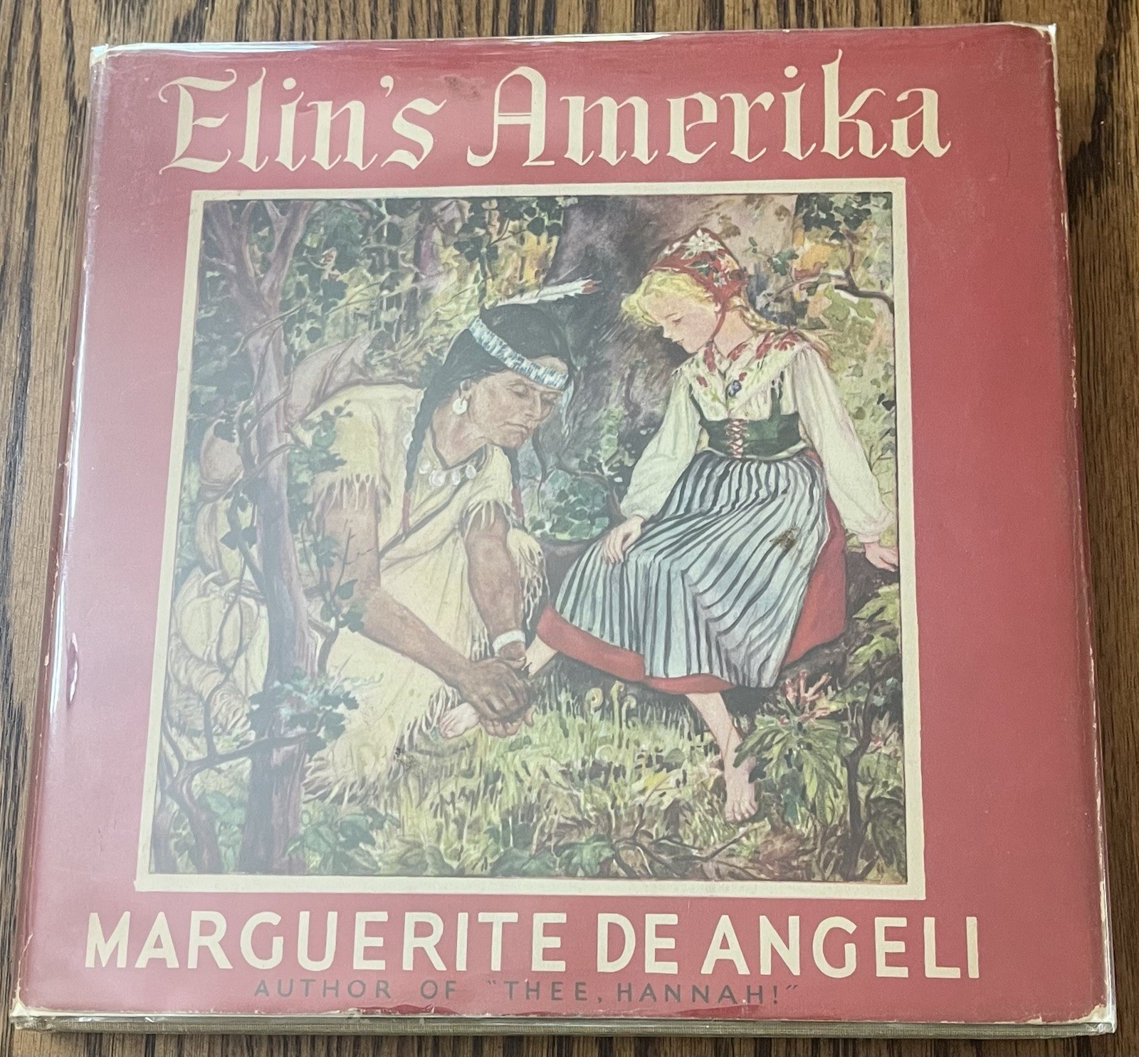 ELIN\'S AMERIKA : by Marguerite de Angeli : hbdj : vintage 1941 1st