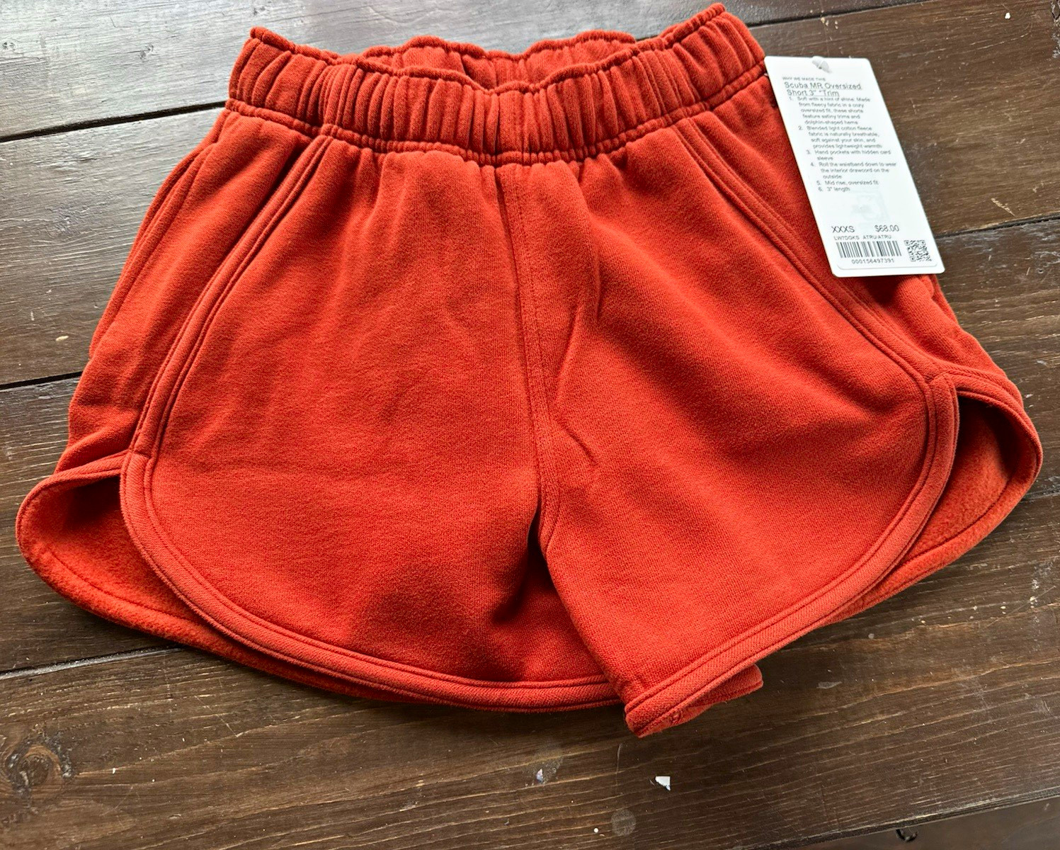 NWT lululemon Scuba MR Oversized Fleece Short 3\