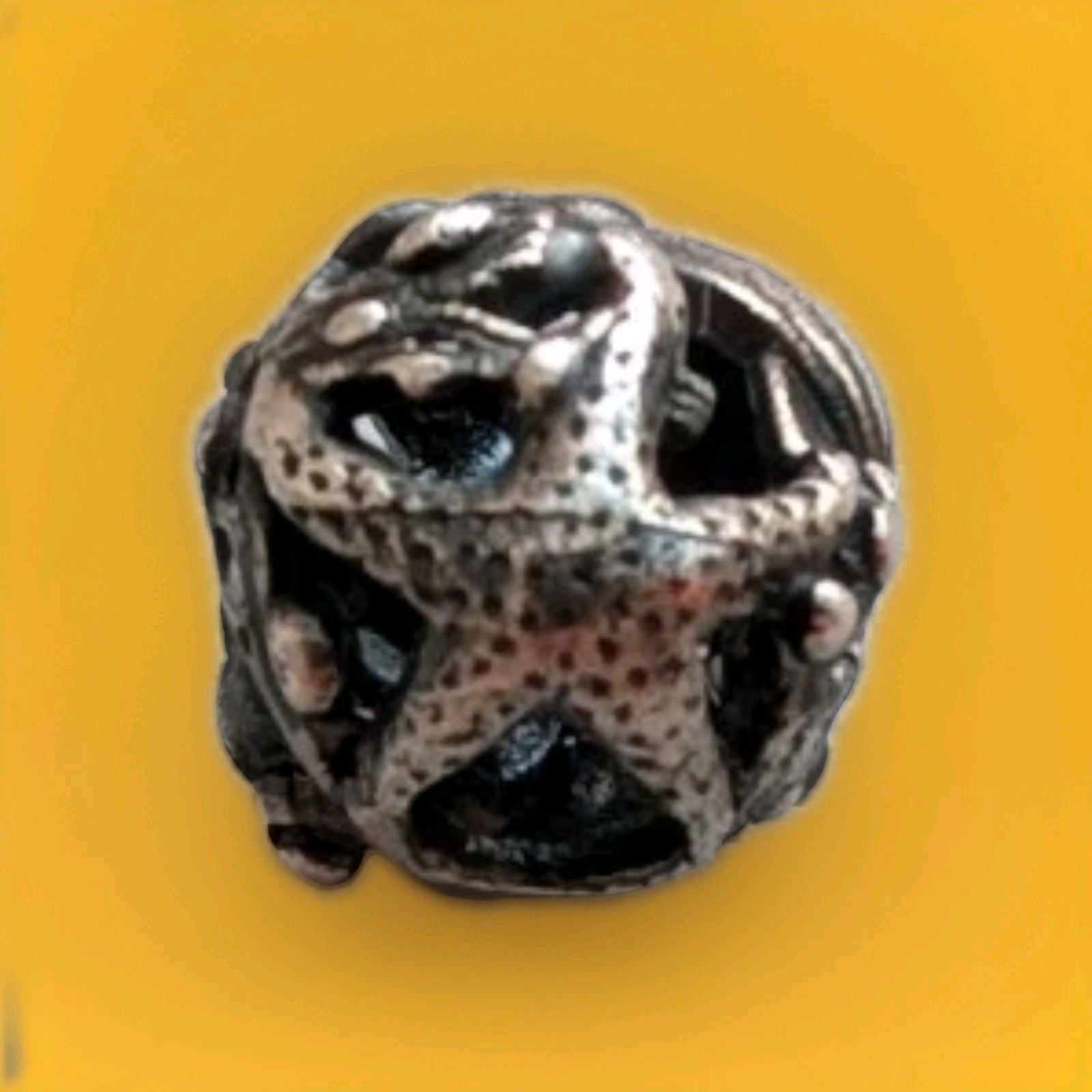 Trollbeads Ocean Bead TAGBE-30091 LAA 925S Sterling Silver Sea Life Starfish