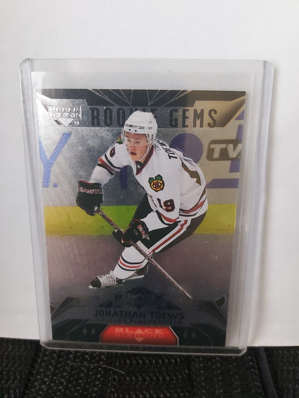 2007-08 Upper Deck Black Diamond Jonathan Toews Quad Diamond Rookie #191