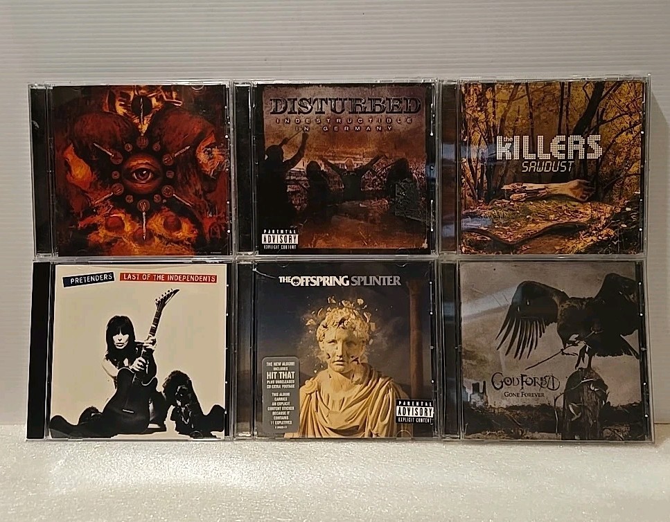 ROCK, NEW WAVE, CLASSIC ROCK, POP 6 CD LOT - SEE TITLES IN DESCRIPTION - RNWCP5