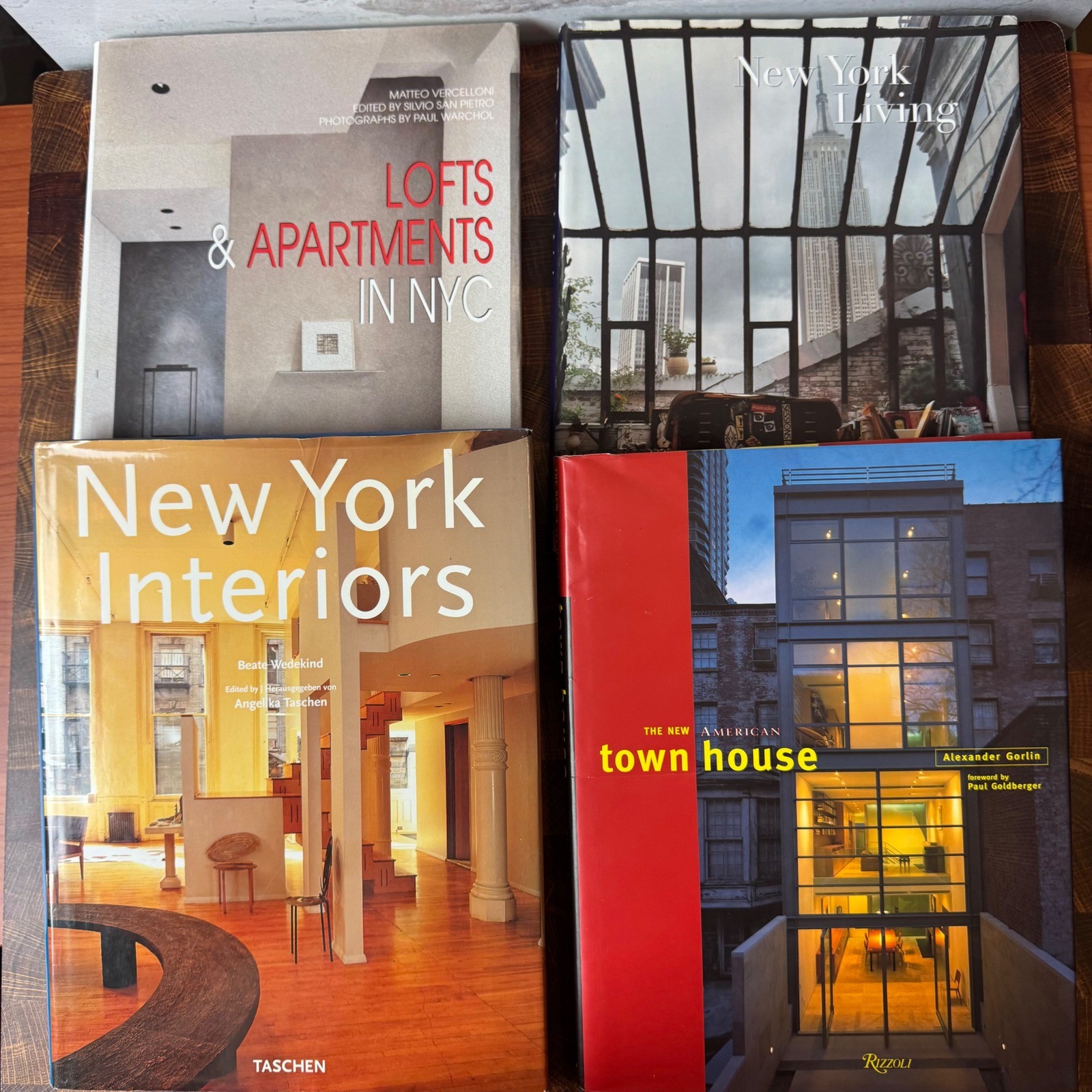NYC Interiors & Modern Urban Home Design Book Lot 7x Townhouse Lofts Rizzoli