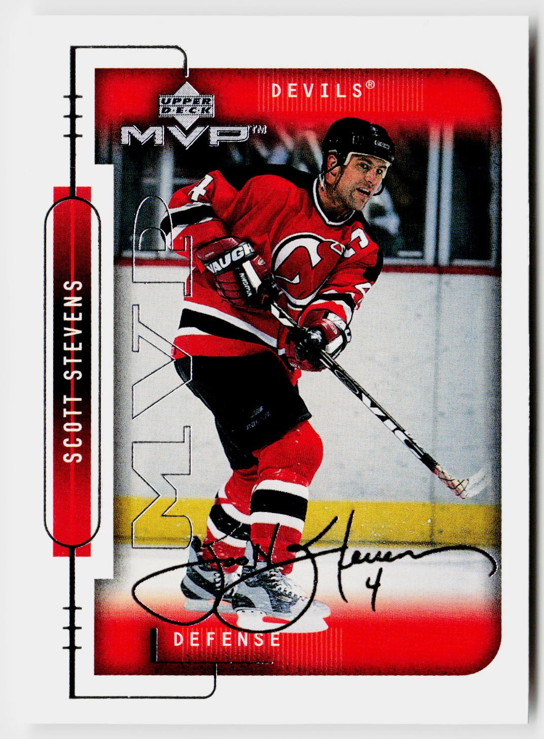 1999-00 Upper Deck MVP #114 Scott Stevens Silver Script 1999-00 Upper Deck MVP #114 Scott Stevens Silver Script