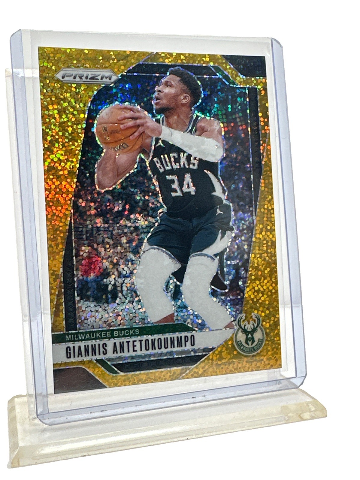 2024-25 Panini Prizm - Giannis Antetokounmpo #85 Gold Sparkle Prizm /24 Bucks 🔥