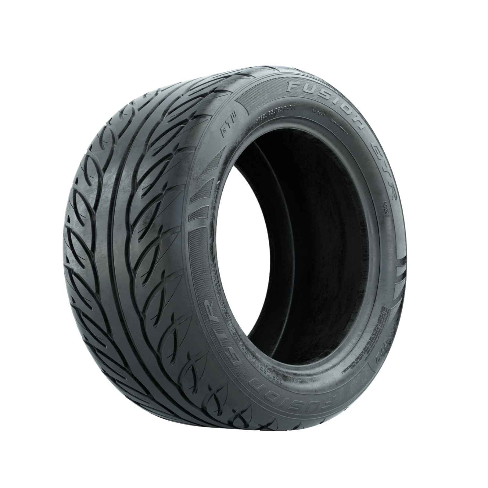 255/45-R14 GTW Fusion S/B Radial Golf Cart Street Tire - Lift Kit Required
