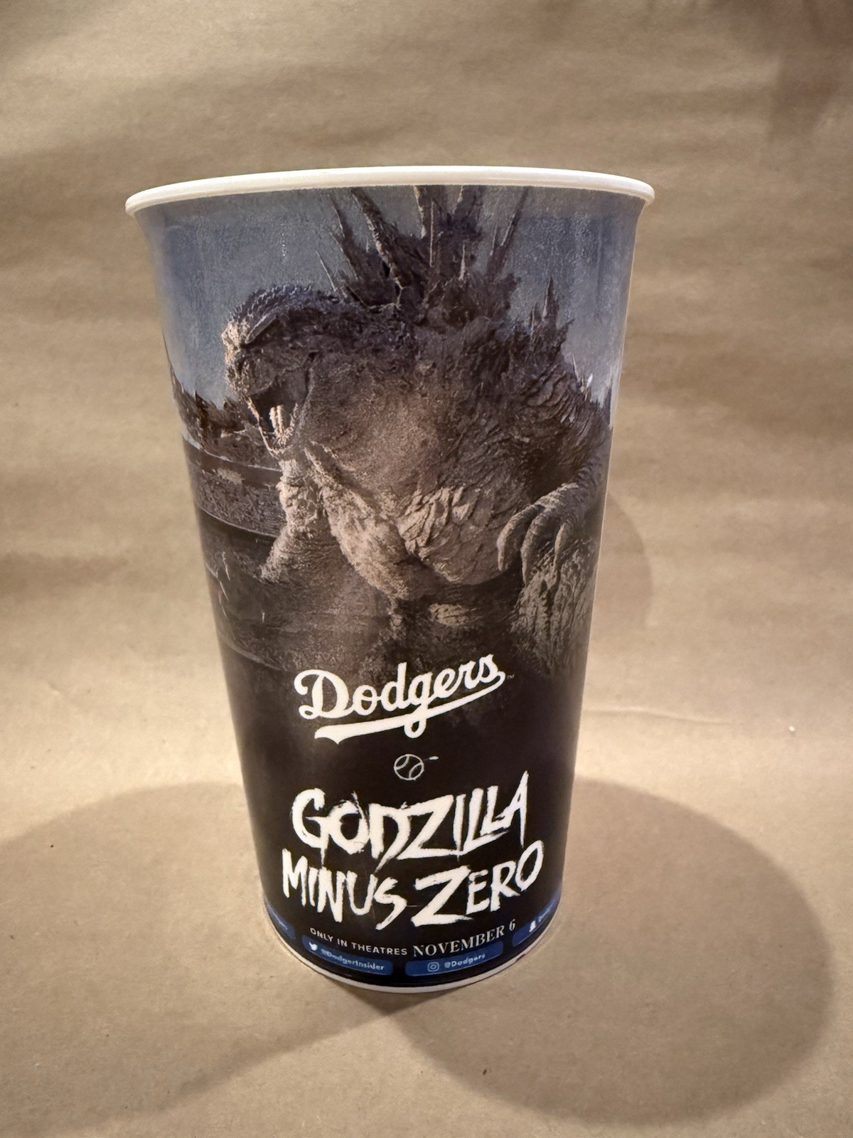 Godzilla x Los Angeles Dodgers Promo Cup Godzilla Minus Zero 2026 TOHO Godzilla x Los Angeles Dodgers Promo Cup Godzilla Minus Zero 2026 TOHO