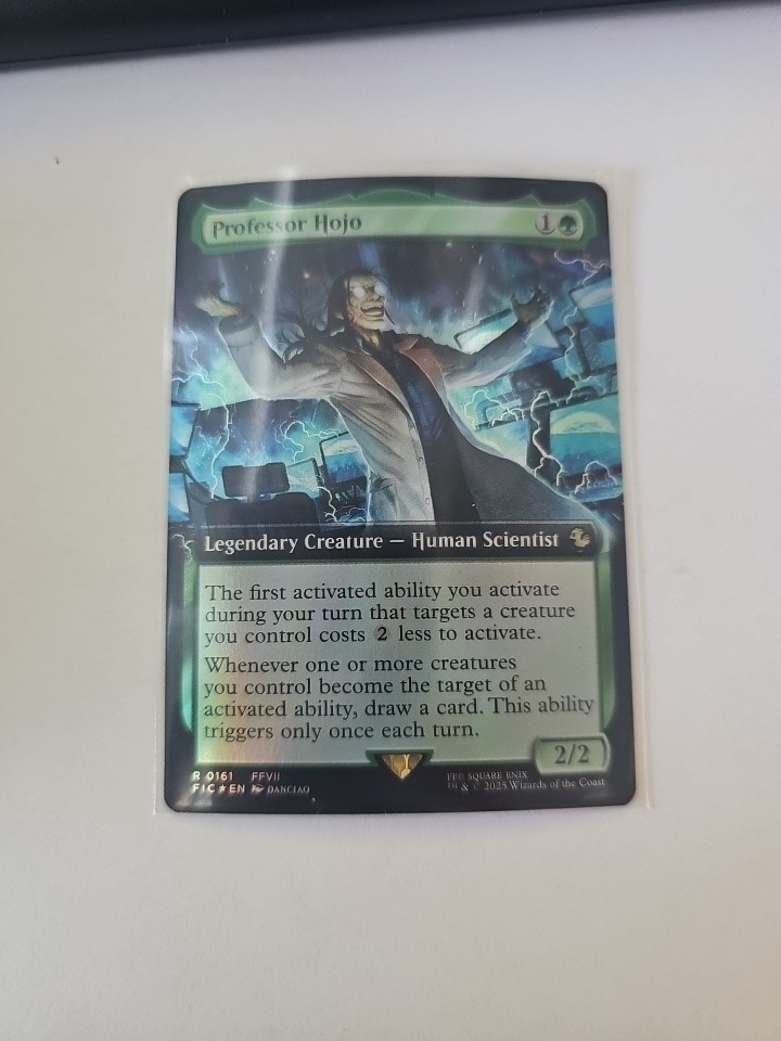 Professor Hojo Extended Art FOIL: Final Fantasy MTG Commander (NM) Professor Hojo Extended Art FOIL: Final Fantasy MTG Commander (NM)