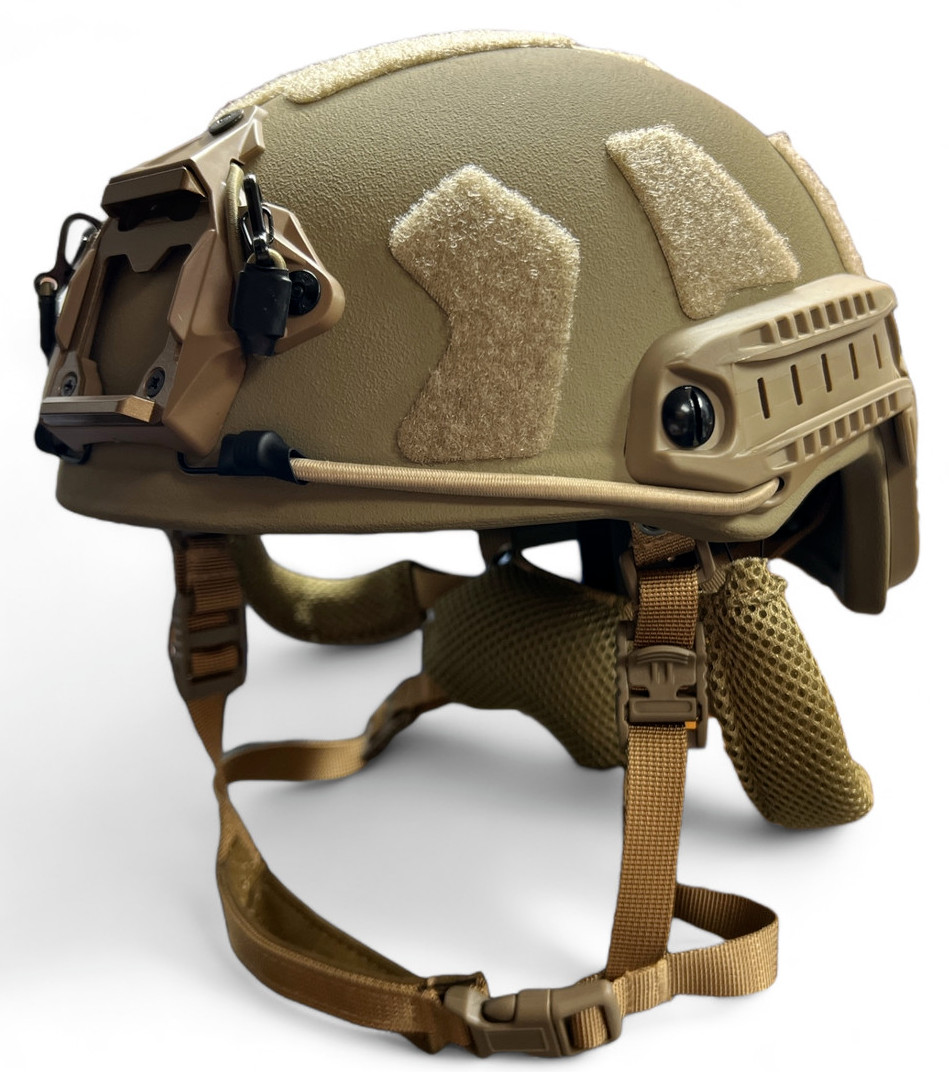 Coyote Brown Level IIIA FAST High Cut UHMW-PE Military Combat Bulletproof Helmet