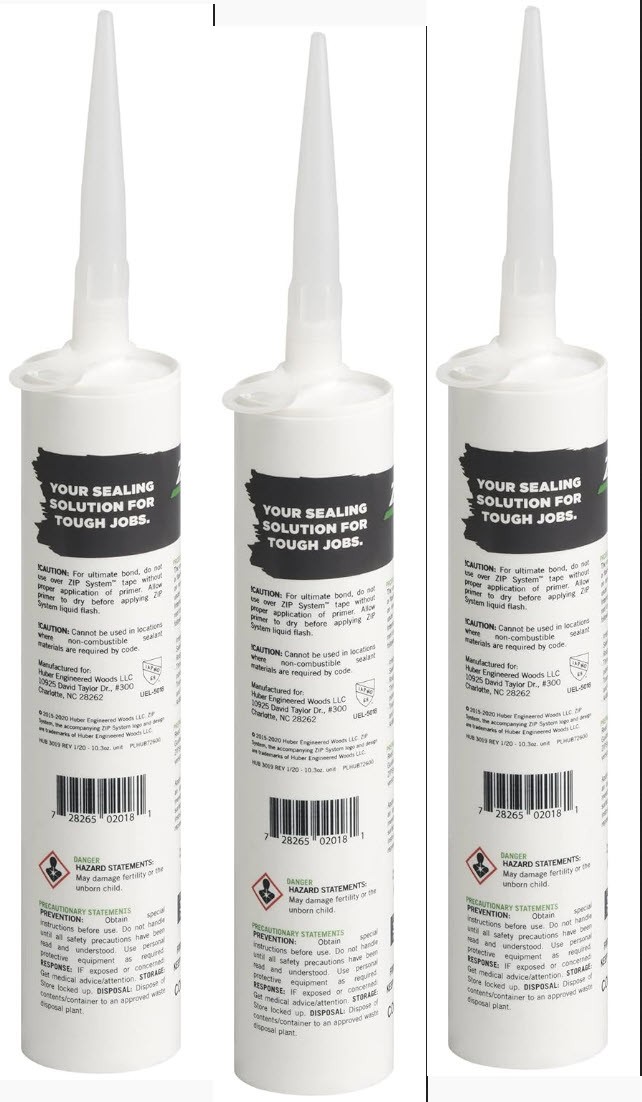 ***3pk*** ZIP System Liquid Flash 10.3 oz. Cartridge ***3pk*** ZIP System Liquid Flash 10.3 oz. Cartridge