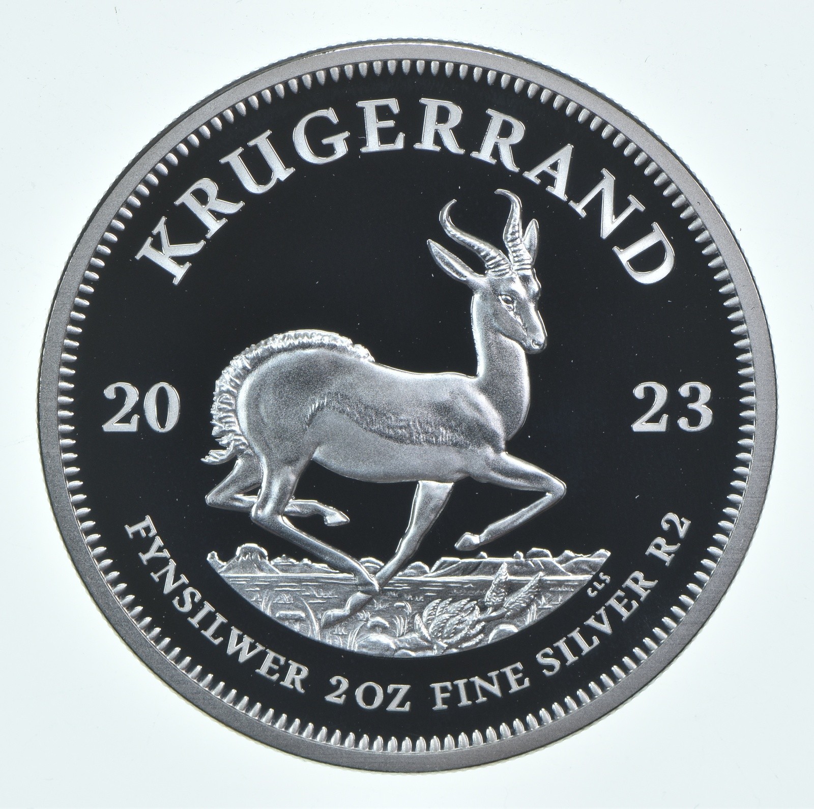 2023 South Africa Krugerrand 2 Oz Silver Proof 2023 South Africa Krugerrand 2 Oz Silver Proof