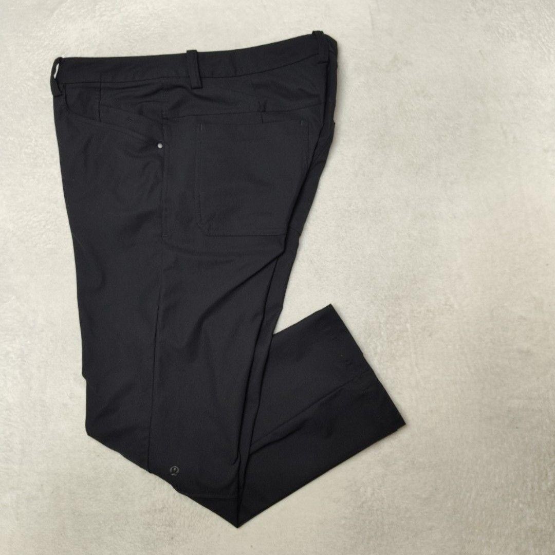 Lululemon Pants Mens 34x28 Black Commuter Slim Stretch Pocket Golf Fress Travel