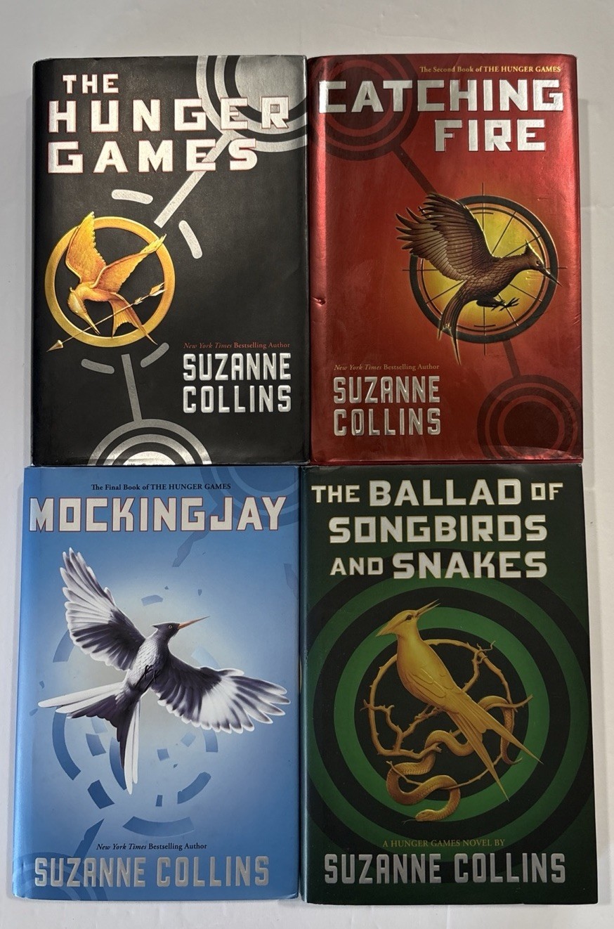 Complete HUNGER GAMES 1-4 Suzanne COLLINS Hardcover 1st Ed 4 Book Set Lot Series Complete HUNGER GAMES 1-4 Suzanne COLLINS Hardcover 1st Ed 4 Book Set Lot Series