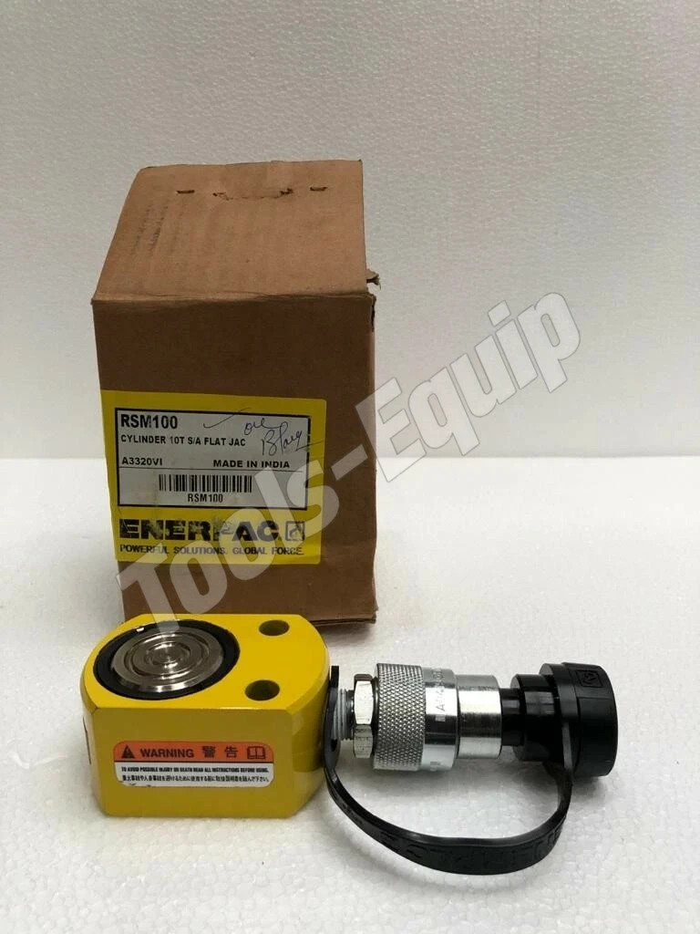 Enerpac RSM 100 Low Profile Hydraulic Cylinder Flat Jac 10 Tons Capacity