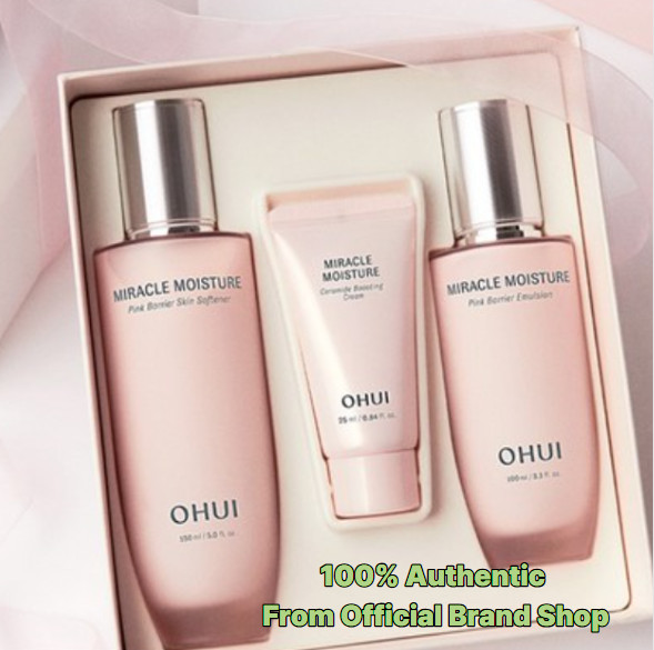 OHUI Miracle Moisture Pink Barrier Skincare 2pcs Special Set K-Beauty NEW OHUI Miracle Moisture Pink Barrier Skincare 2pcs Special Set K-Beauty NEW