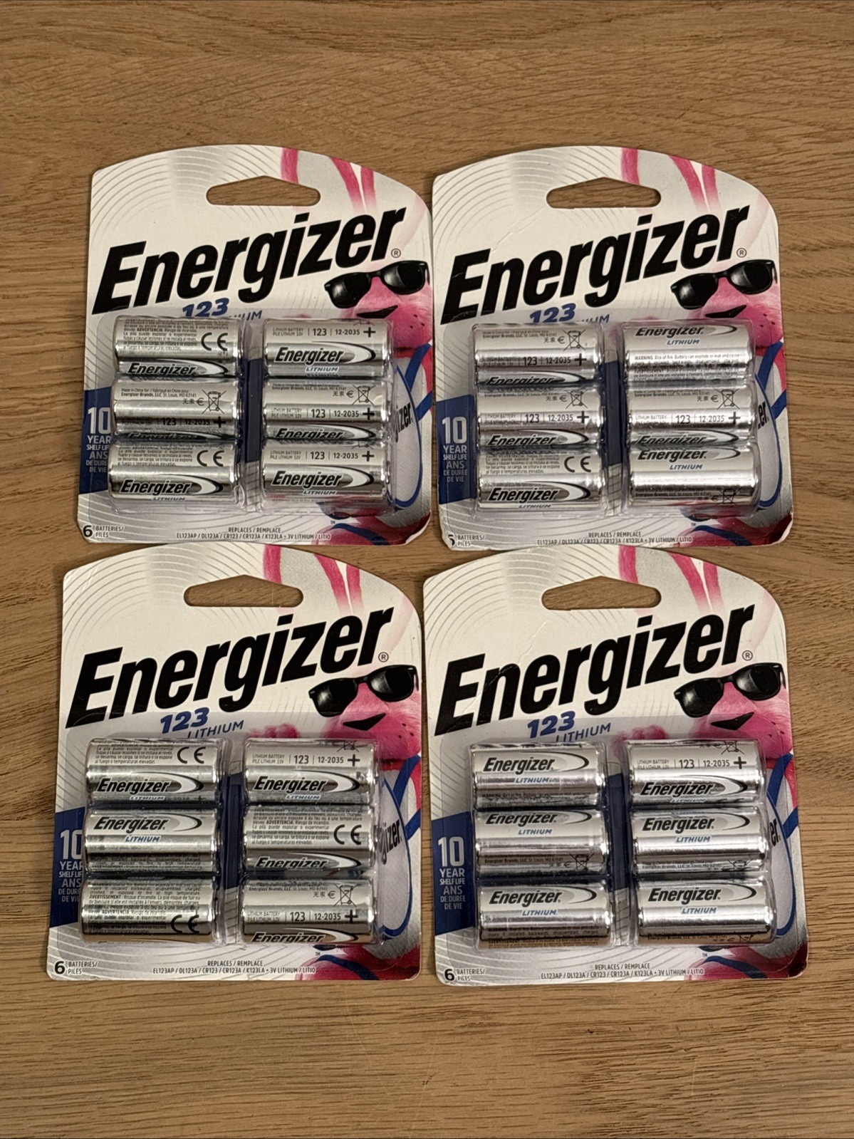 Energizer 123 Lithium Batteries 3V Photo Battery Lot of 24 EXP 12/2035 Energizer 123 Lithium Batteries 3V Photo Battery Lot of 24 EXP 12/2035