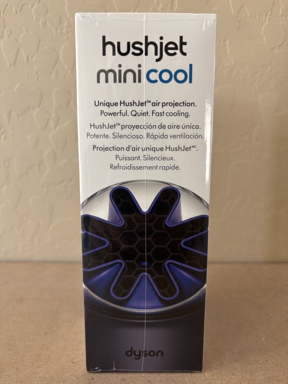 Dyson HushJet Mini Cool Portable Handheld Desk Fan Wearable Blue SEALED NEW