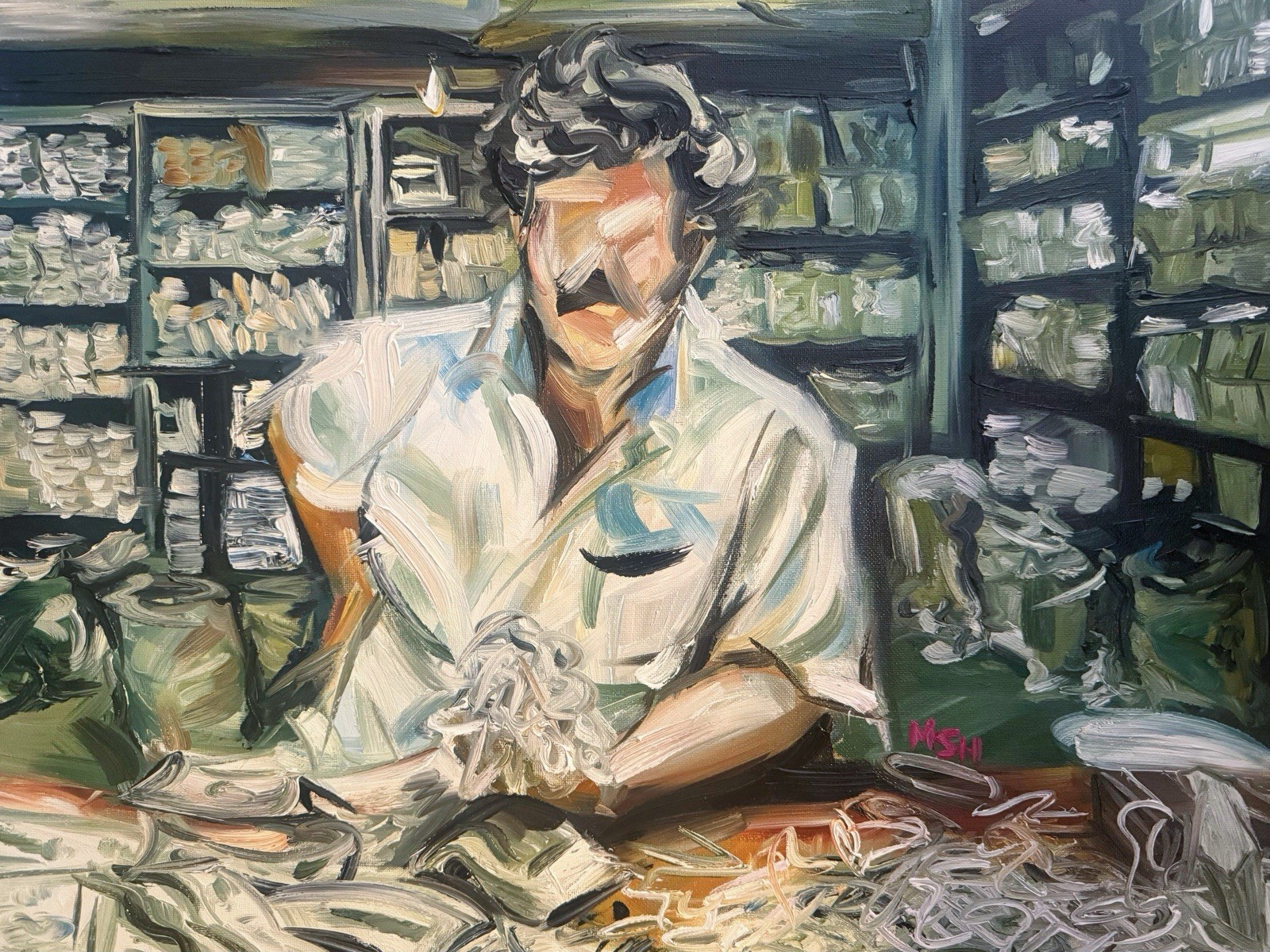 Pablo Escobar Painting